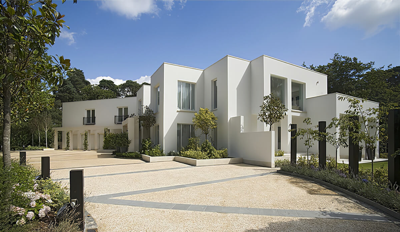 Modern luxury home exterior